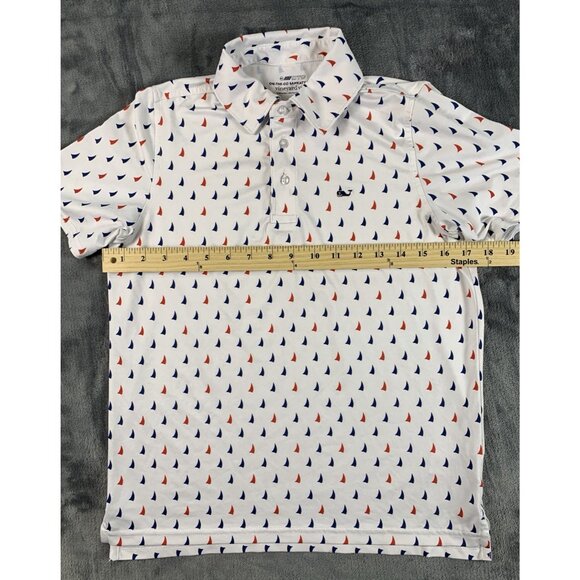 Vineyard Vines OTG On-The-Go Sankaty Performance Polo Shirt Boat Sails Men's M - Picture 6 of 7